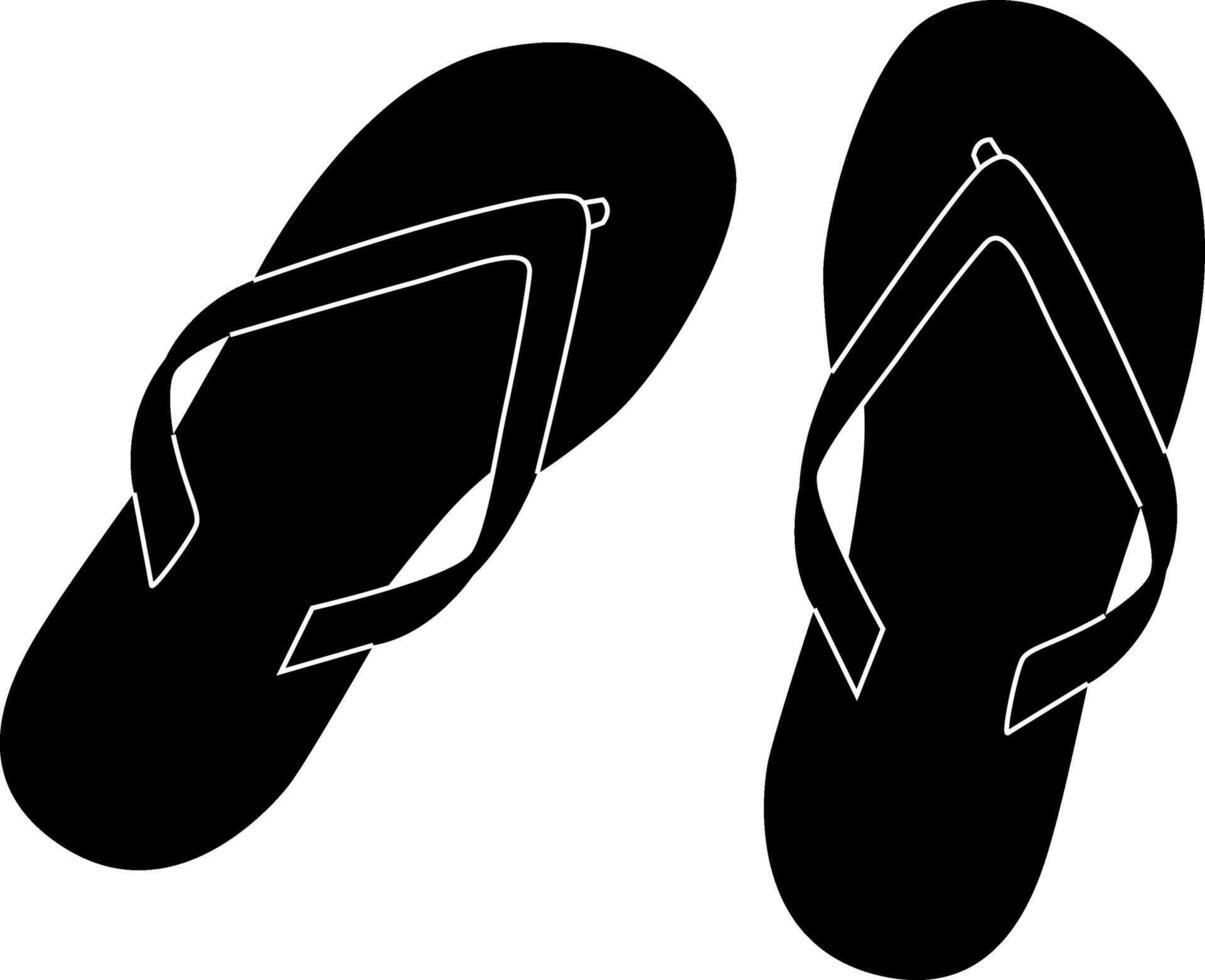 Silhouette Damen Schuhe auf Weiß Hintergrund vektor