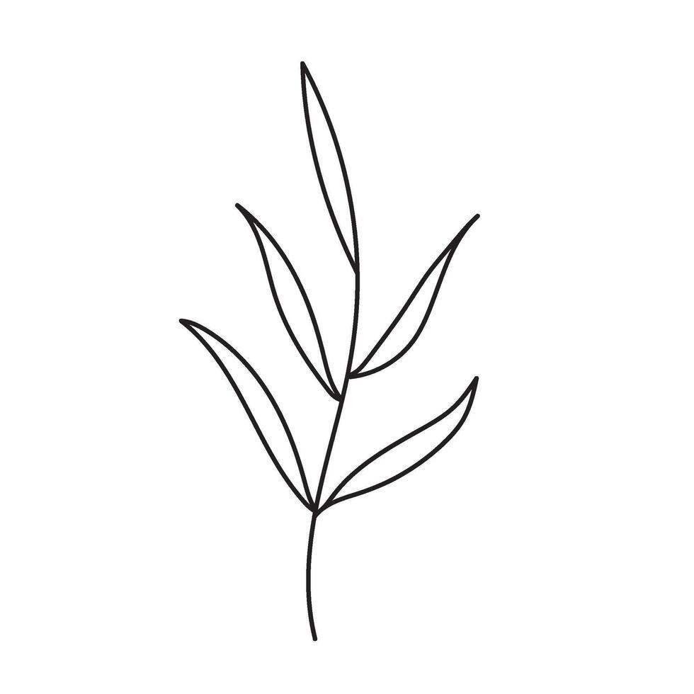 Wildblumen Gliederung Illustration vektor