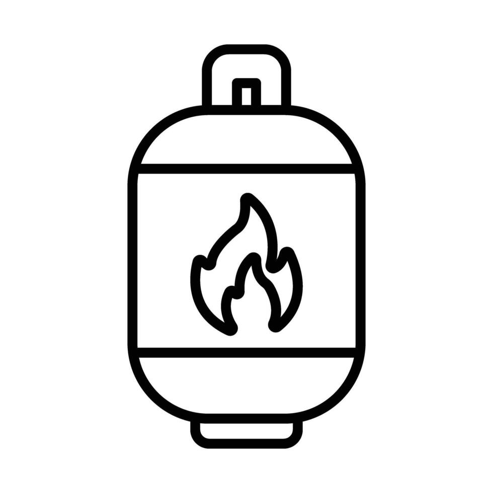 Gas Linie Symbol Design vektor