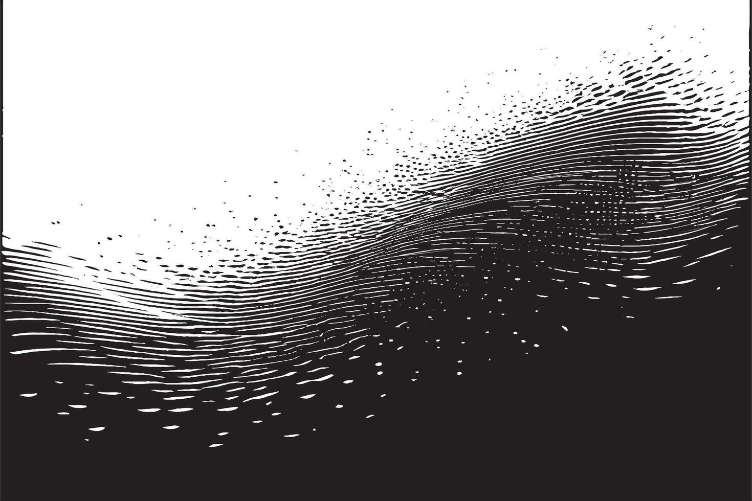 schwarz Raster und verzerrt Textur auf rein Weiß Hintergrund Illustration Bild Hintergrund Textur vektor