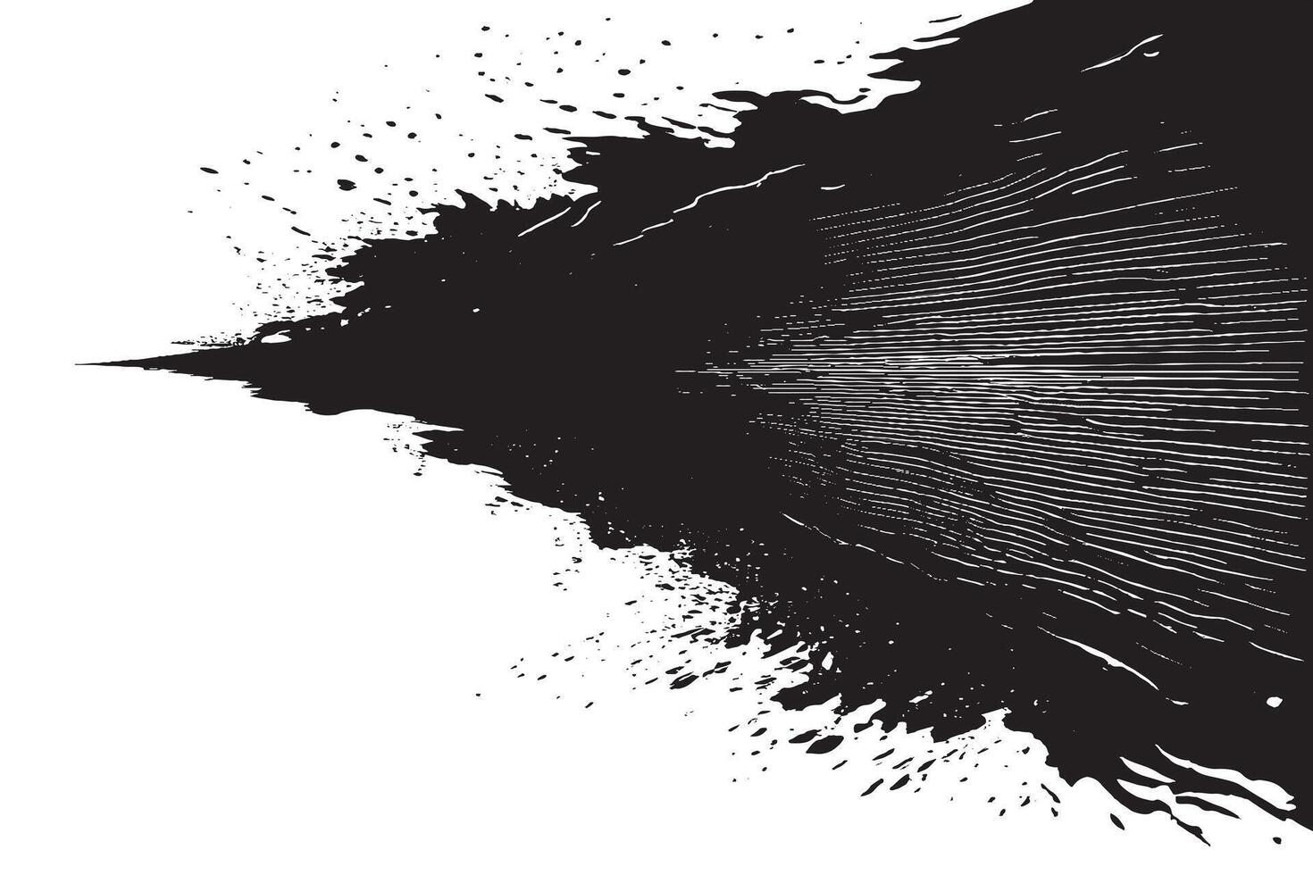schwarz Raster und verzerrt Textur auf rein Weiß Hintergrund Illustration Bild Hintergrund Textur vektor