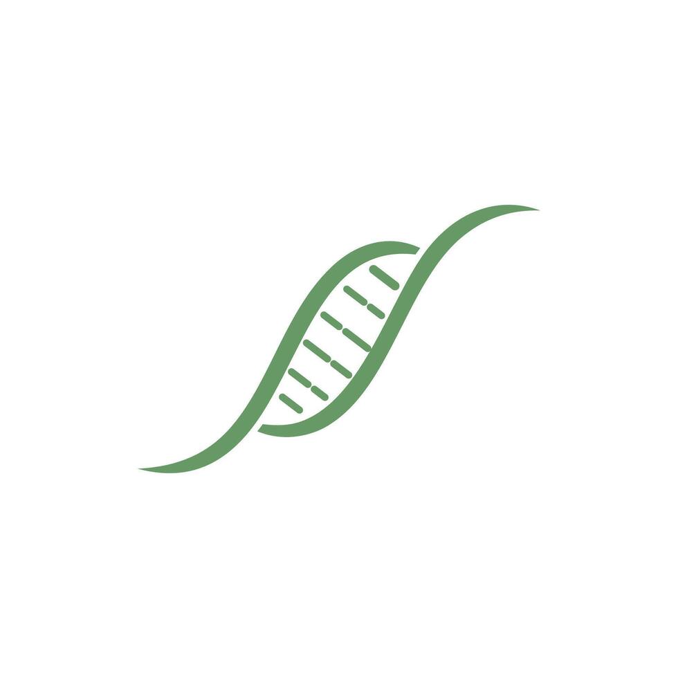 DNA Symbol Logo Wissenschaft medizinisch genetisch Illustration Symbol vektor