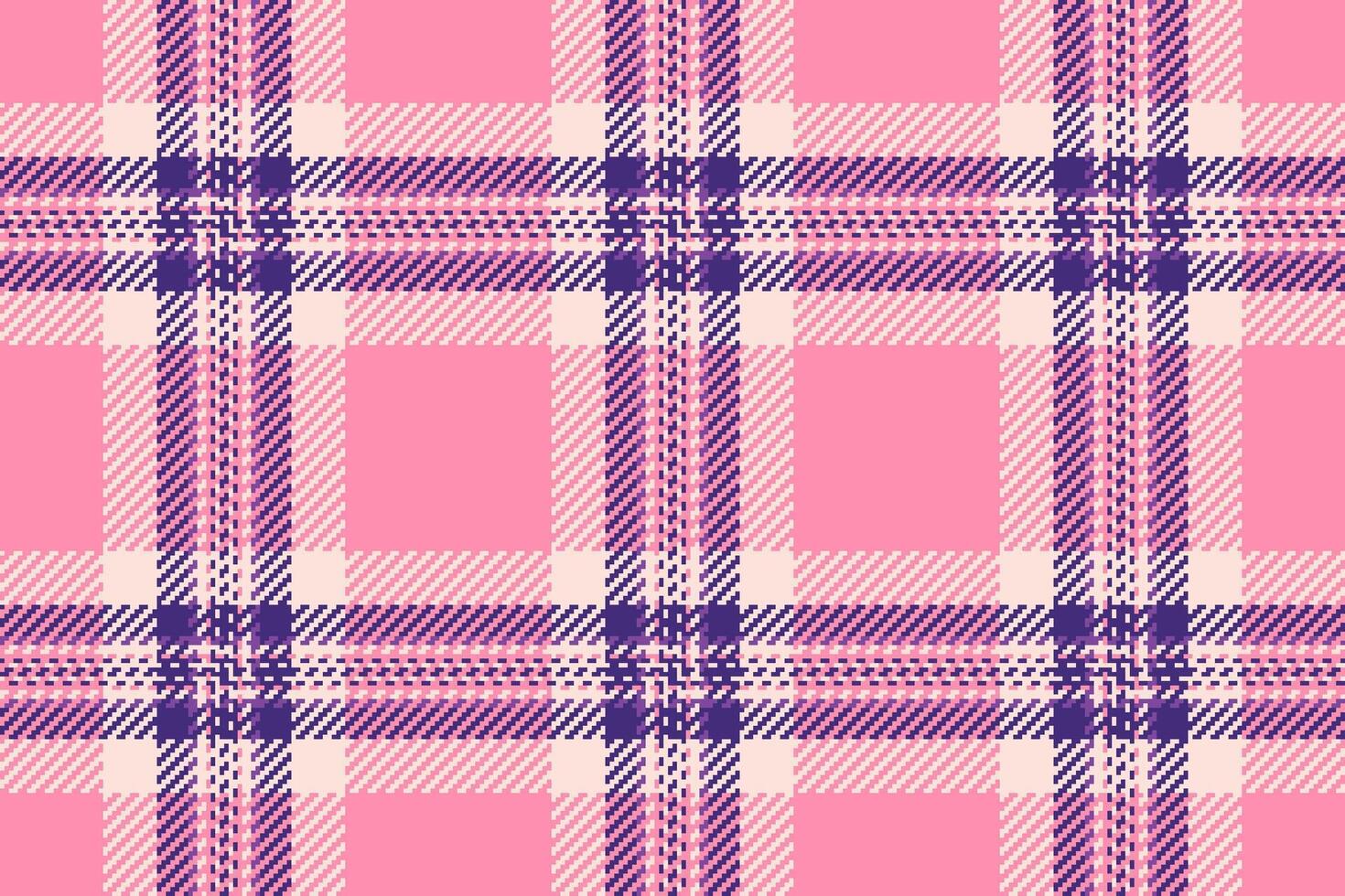 Stoff Plaid Hintergrund von Muster nahtlos mit ein prüfen Textur Textil- Schottenstoff. vektor