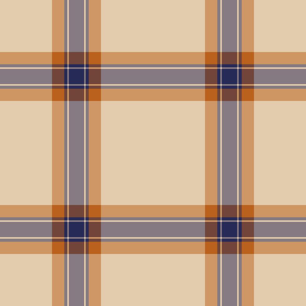 Textur nahtlos Tartan von Muster Stoff mit ein Plaid prüfen Hintergrund Textil. vektor