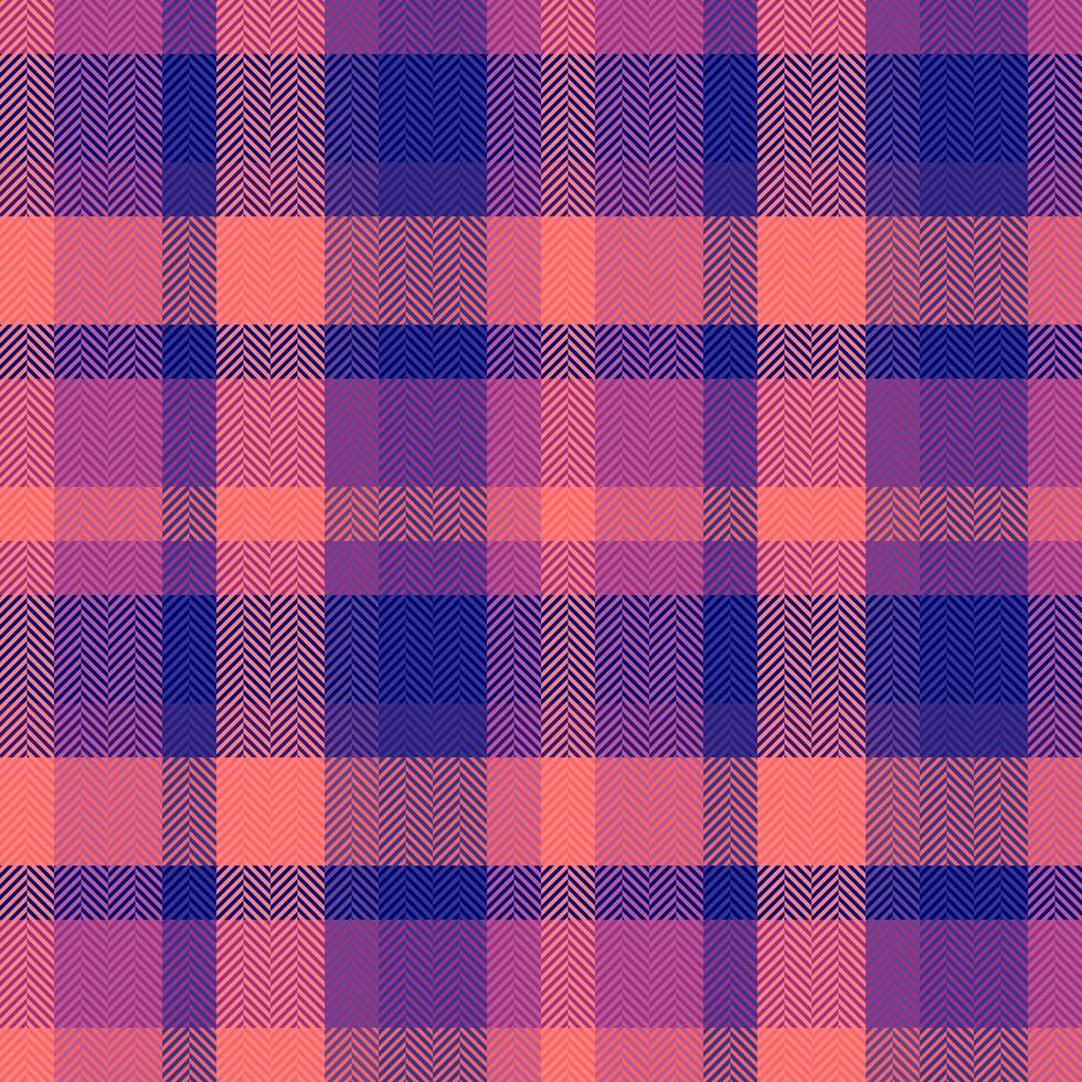 Textur Plaid von Textil- Stoff Tartan mit ein Muster Hintergrund prüfen nahtlos. vektor