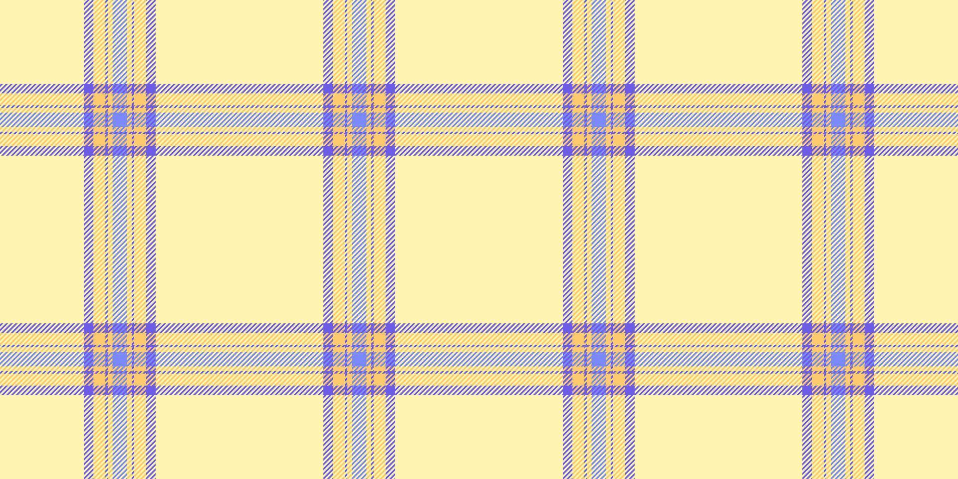 Panel Muster Textur , modisch prüfen nahtlos Plaid. einheimisch Tartan Stoff Hintergrund Textil- im Gelb und Bernstein Farben. vektor