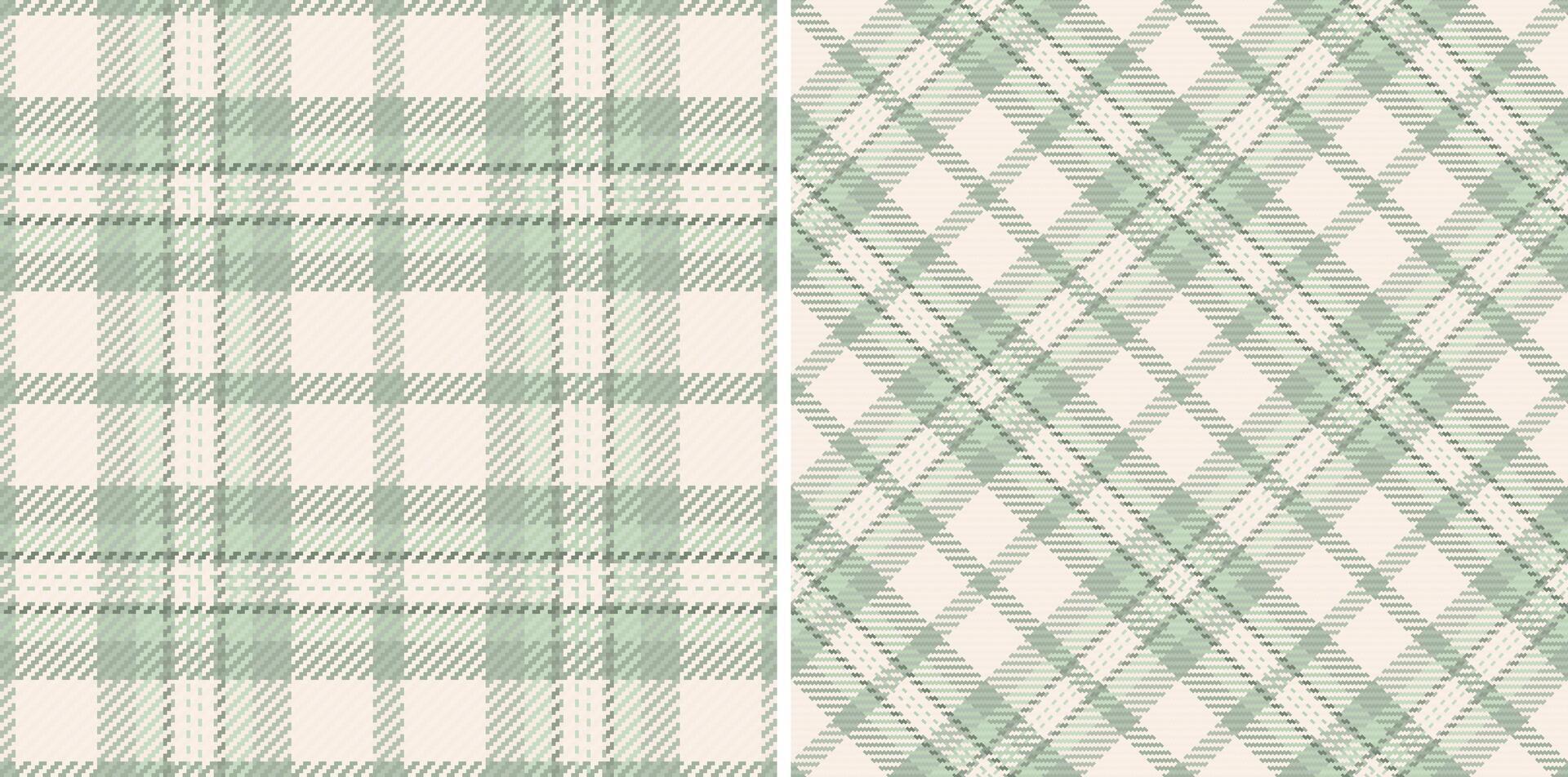 Tartan prüfen nahtlos von Textur Stoff Textil- mit ein Plaid Hintergrund Muster. vektor