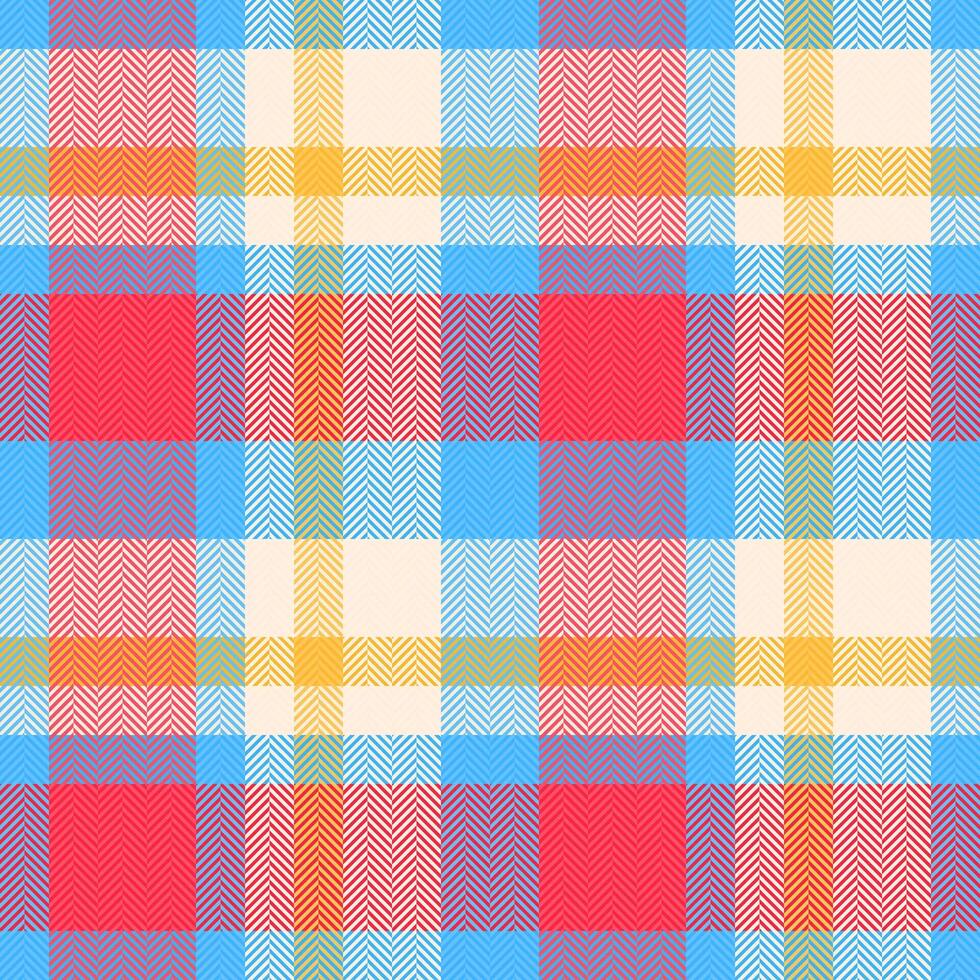 nahtlos Muster Tartan von Hintergrund Textur mit ein Textil- prüfen Plaid Stoff. vektor