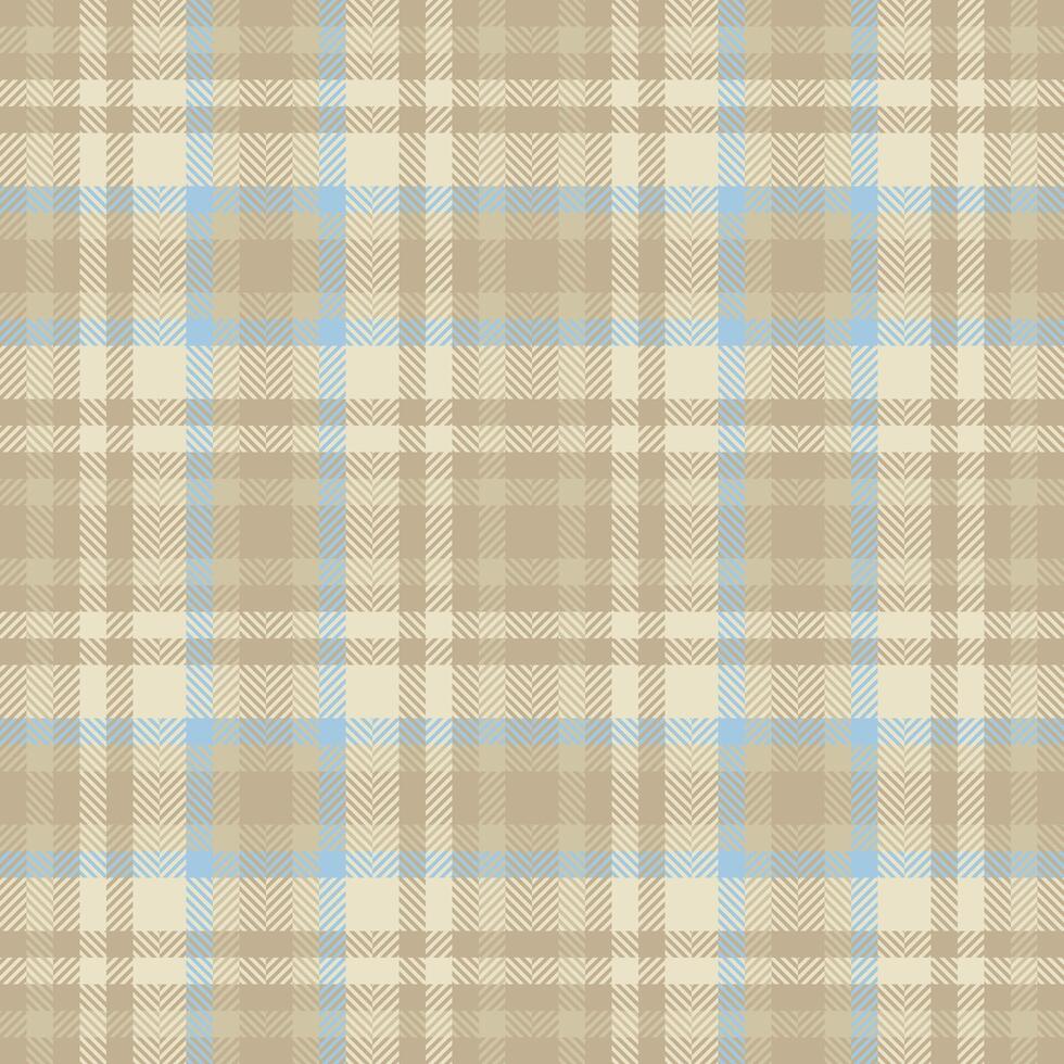 Textil- Stoff von Muster Plaid nahtlos mit ein Hintergrund Tartan prüfen Textur. vektor