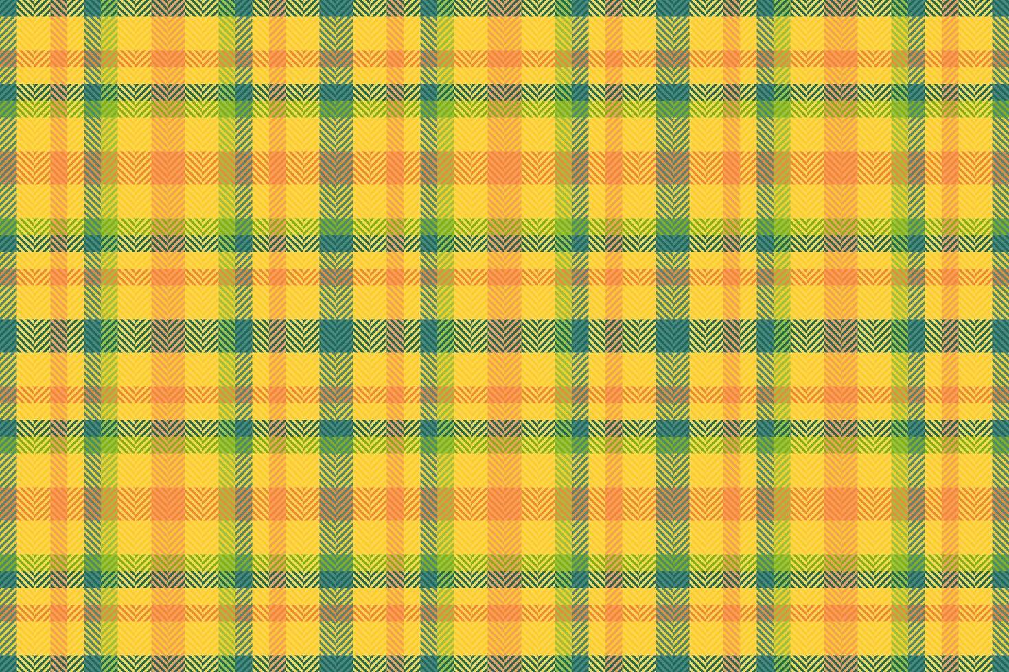 uns prüfen nahtlos, Hipster Stoff Hintergrund Textur. Maßwerk Textil- Tartan Muster Plaid im Gelb und Senf Farben. vektor