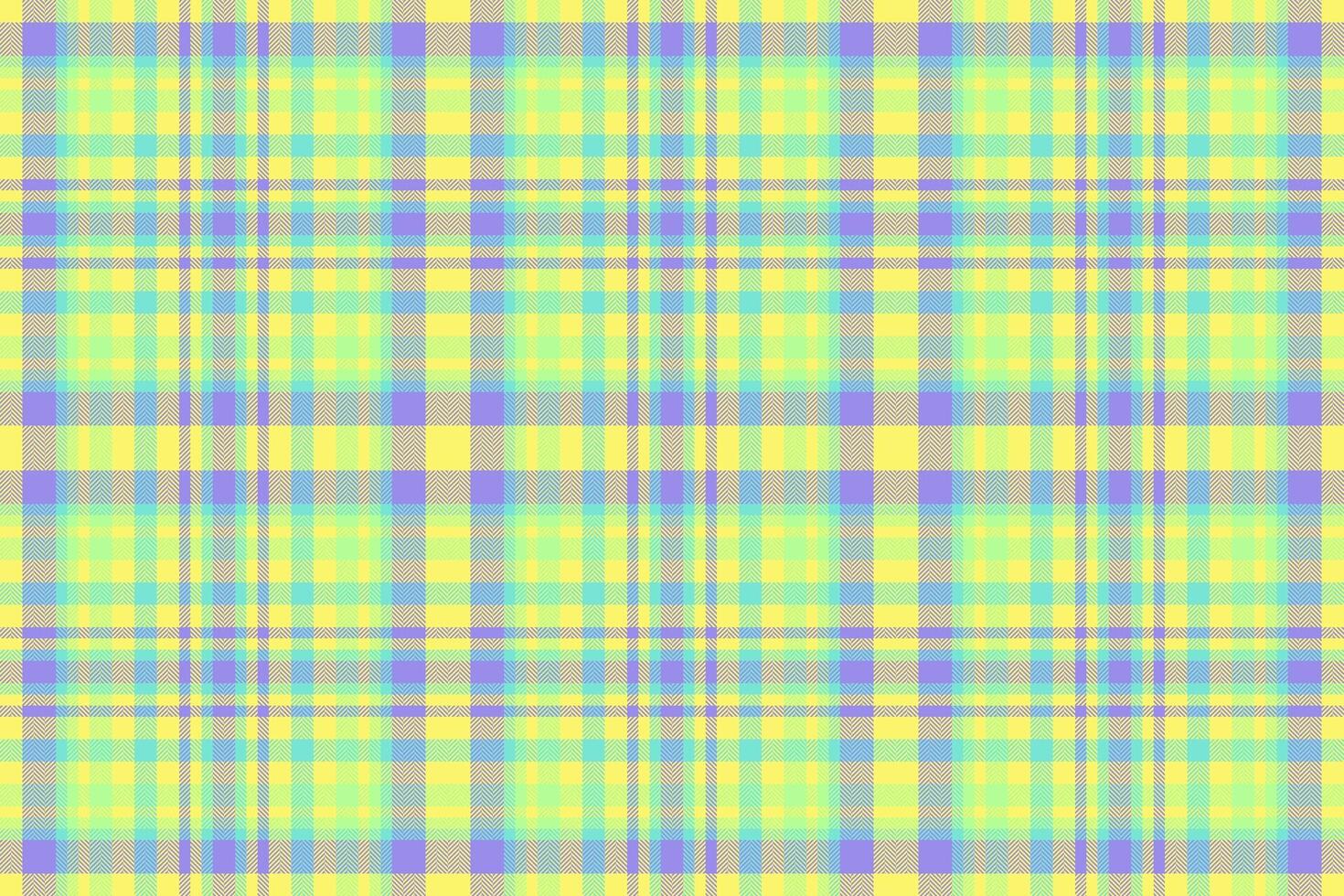 Plaid prüfen Hintergrund von Textil- Muster Stoff mit ein nahtlos Textur Schottenstoff. vektor