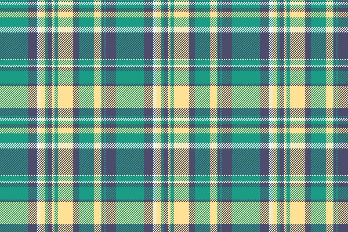 prüfen Hintergrund Plaid von Muster Textil- Stoff mit ein Tartan nahtlos Textur. vektor