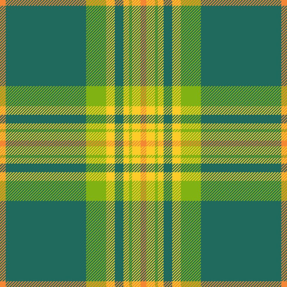 nahtlos Textur von prüfen Stoff Plaid mit ein Textil- Tartan Muster Hintergrund. vektor