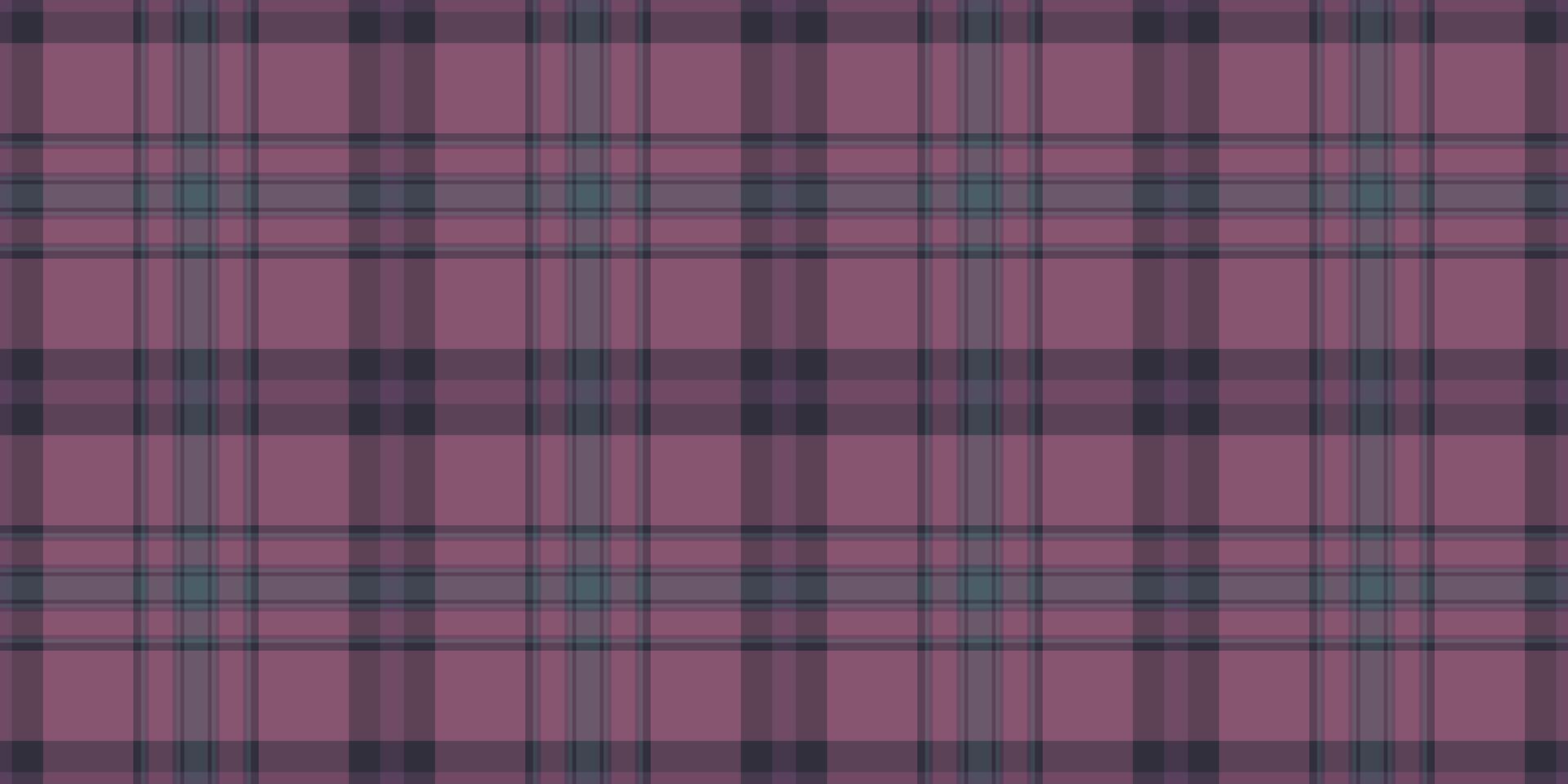 Wärme Hintergrund prüfen Textil, Schicht Muster Textur Plaid. Band Tartan nahtlos Stoff im Pastell- und Rosa Farben. vektor