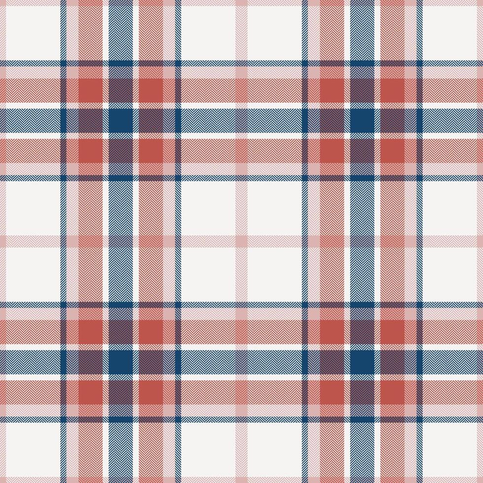 Plaid nahtlos Muster. prüfen Stoff Textur. Textil- drucken. vektor