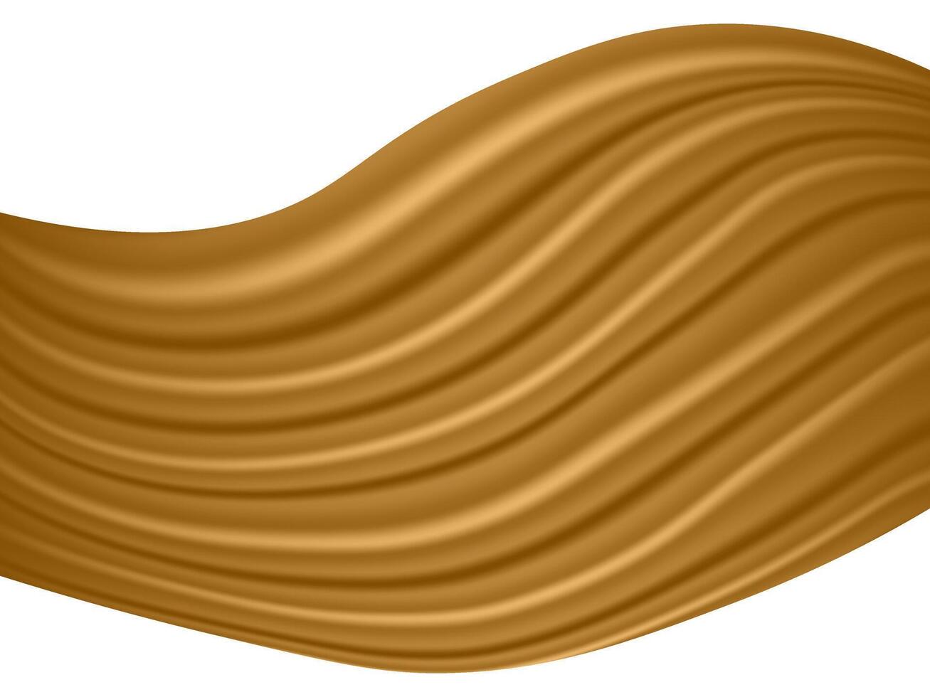 golden Seide. golden Stoff mit ein glatt Textur. Textur, Hintergrund und Vorlage. 3d vektor