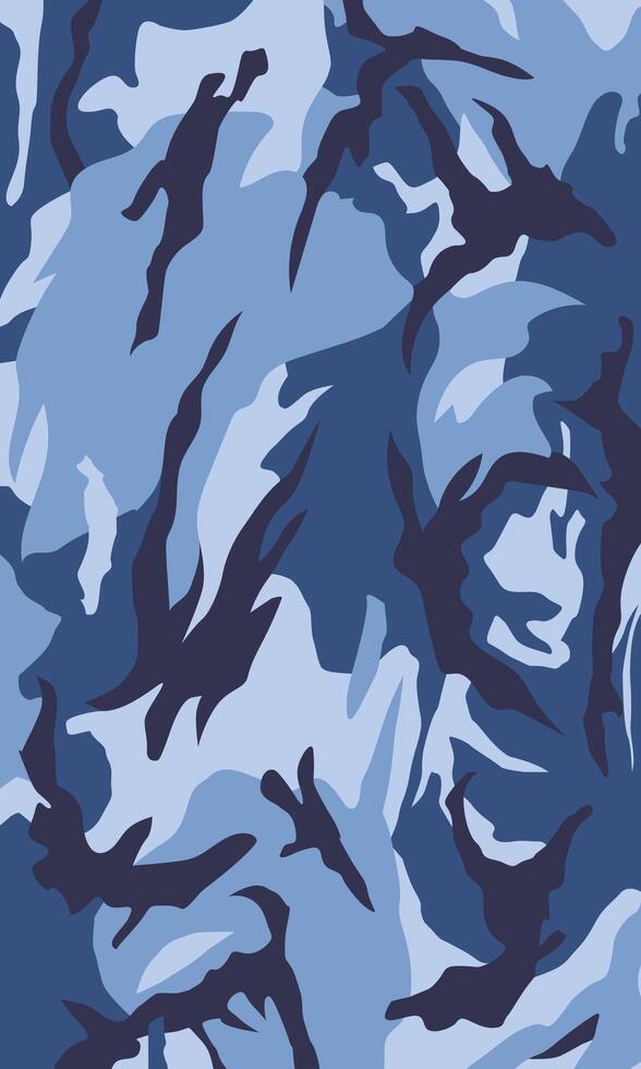 Marine Militär- Heer tarnen Textur Muster Hintergrund vektor