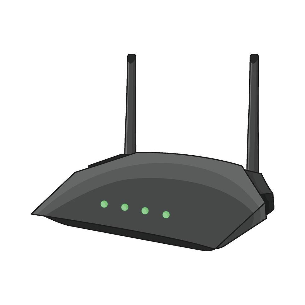 Illustration von W-lan Router vektor