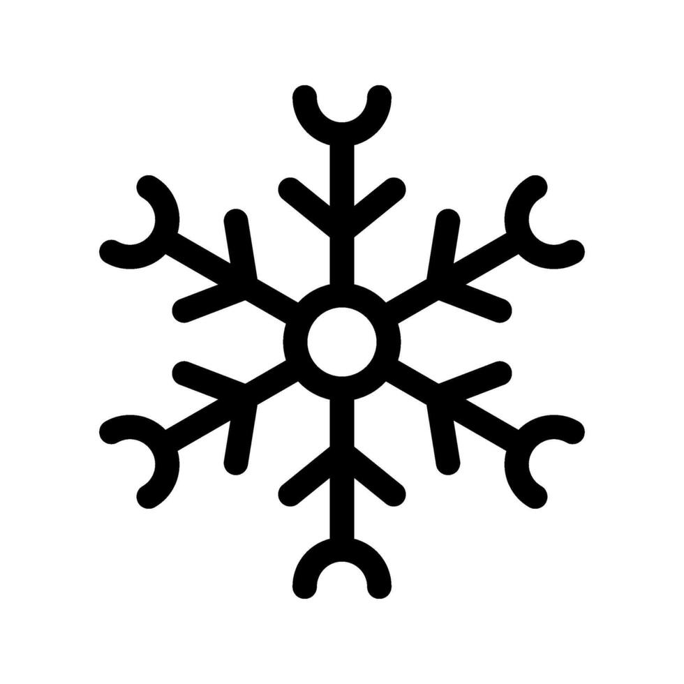 Schneeflocke Symbol Symbol Design Illustration vektor