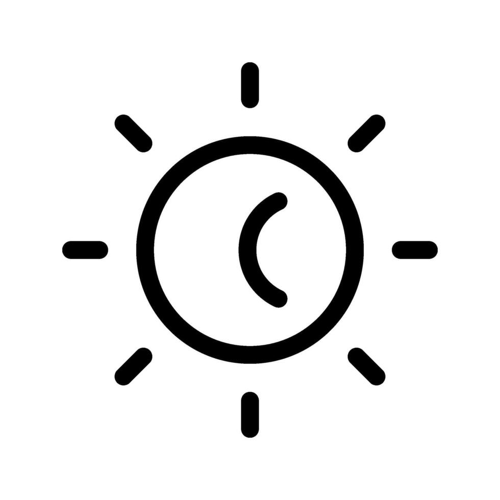 Sonne Symbol Symbol Design Illustration vektor