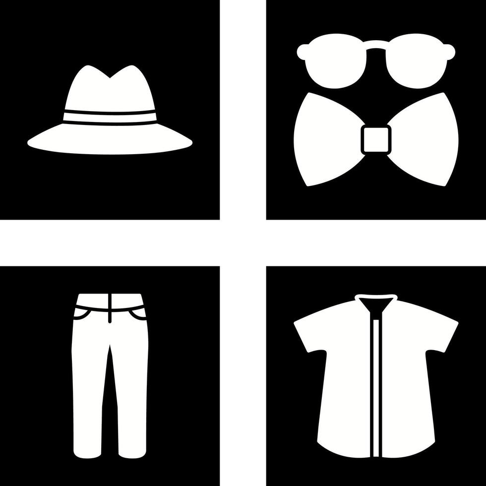 Hut und Hipster Stil Symbol vektor
