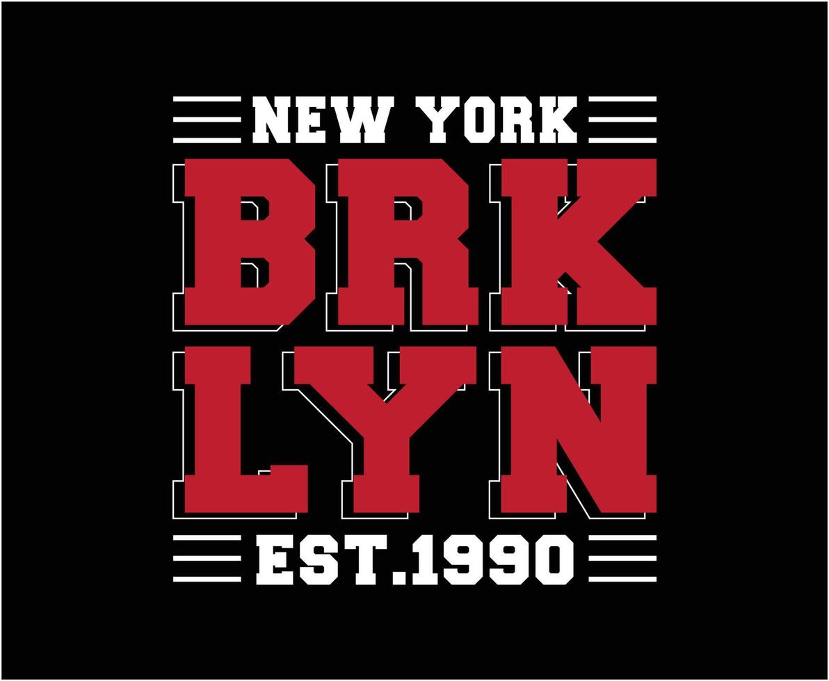 new york city typografi vektor t-shirt design
