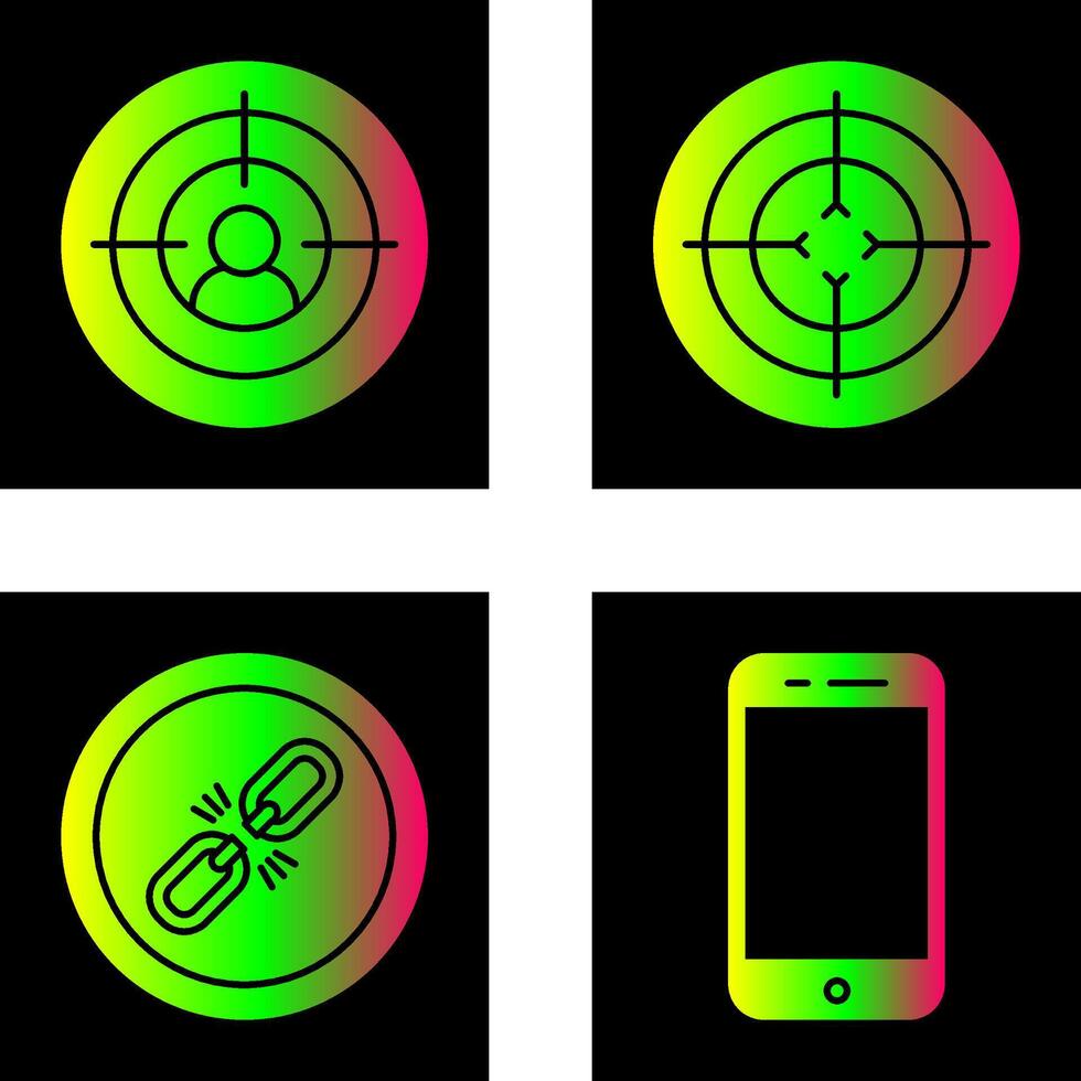 Tor und Ziel Symbol vektor