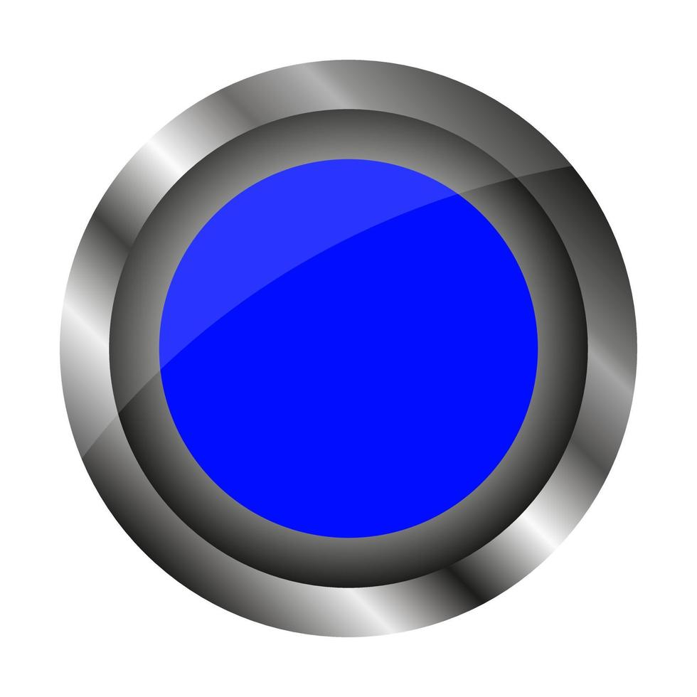Web-Button auf weißem Hintergrund vektor