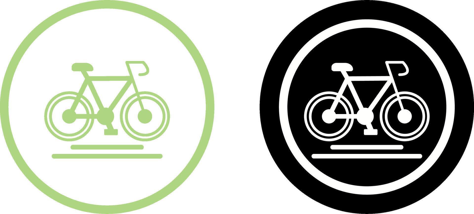 Fahrrad-Icon-Design vektor