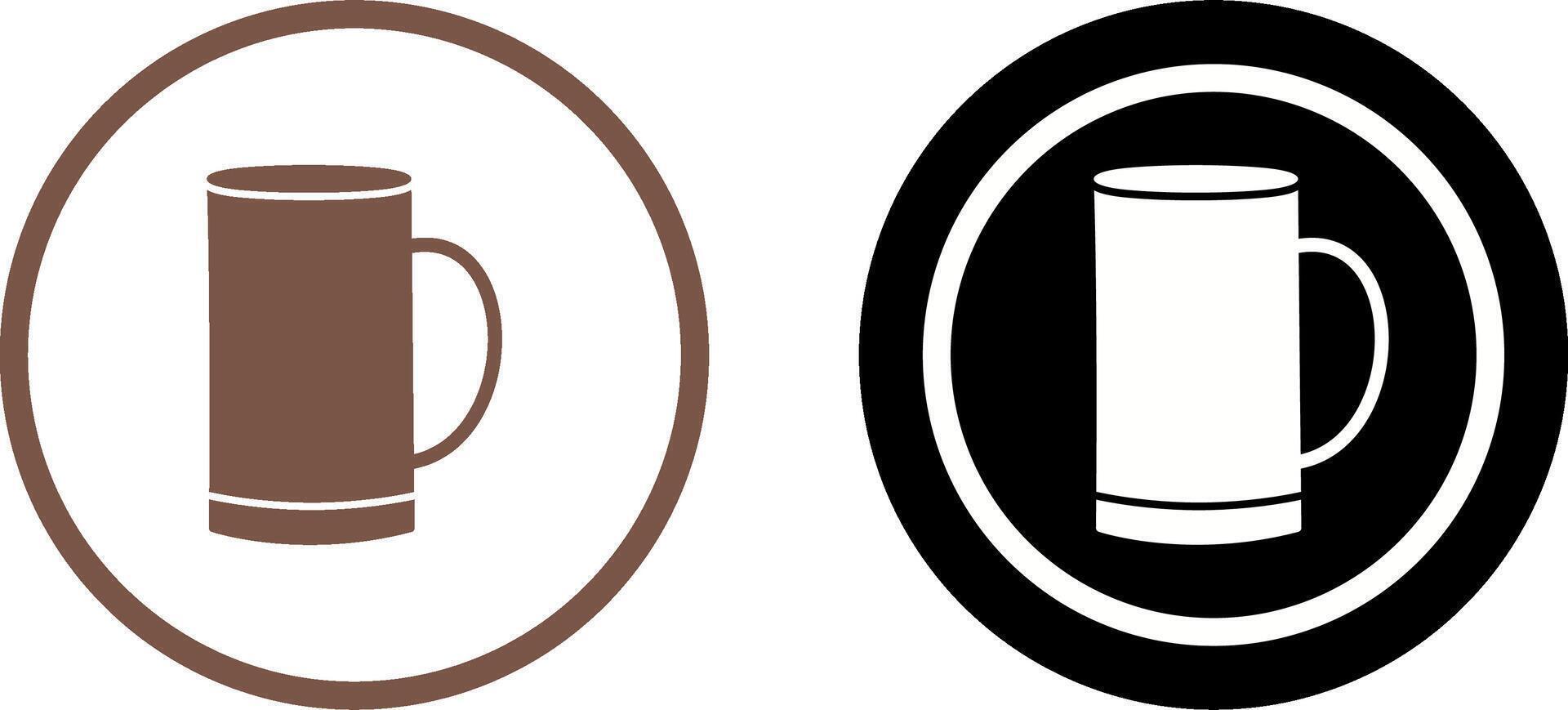 Bier Becher Symbol Design vektor