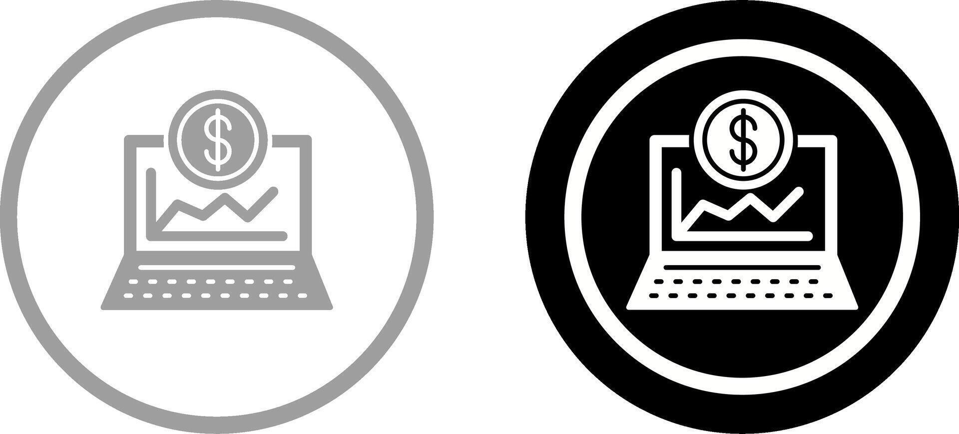 Laptop-Icon-Design vektor