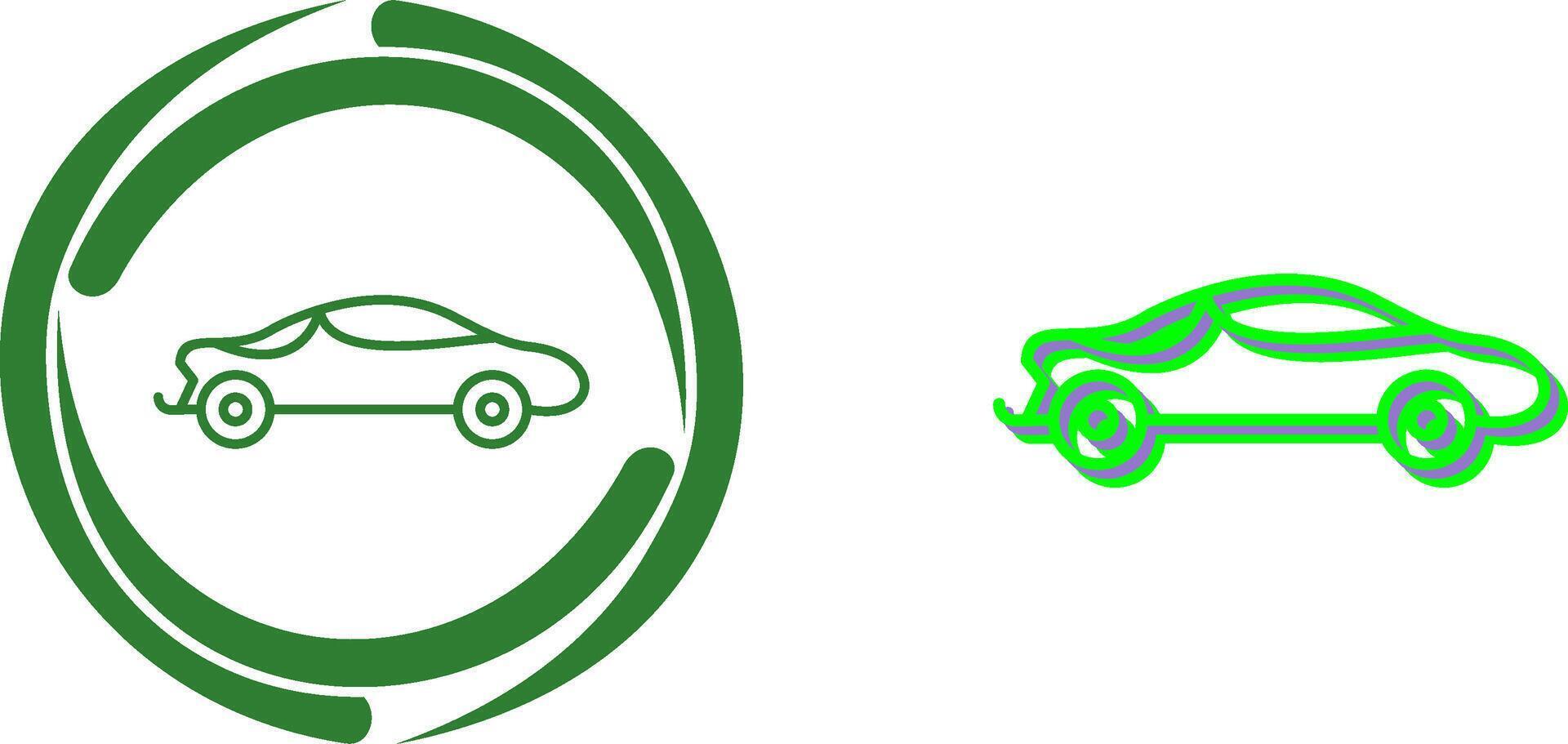 Sportwagen-Icon-Design vektor