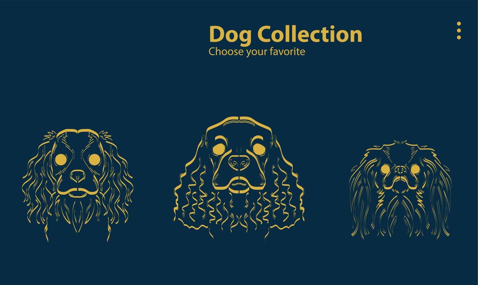 icon flach charakter zeichnung hund linie welpen gesicht niedlich haustier kritzeleien doggy set abbildung vektor druck symbol tapete hintergrund logo lächeln katzenpfote weiß blau beliebtes hündchen clipart häuslich baby schwarz