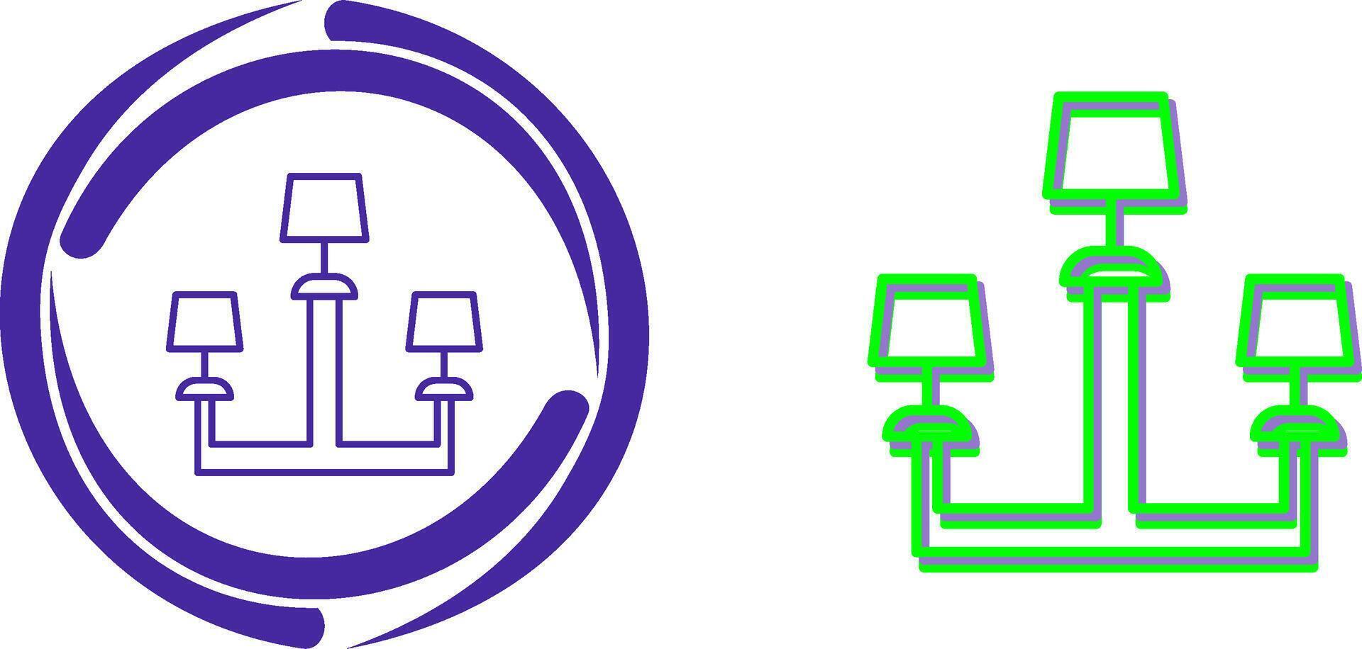 Lampen-Icon-Design vektor