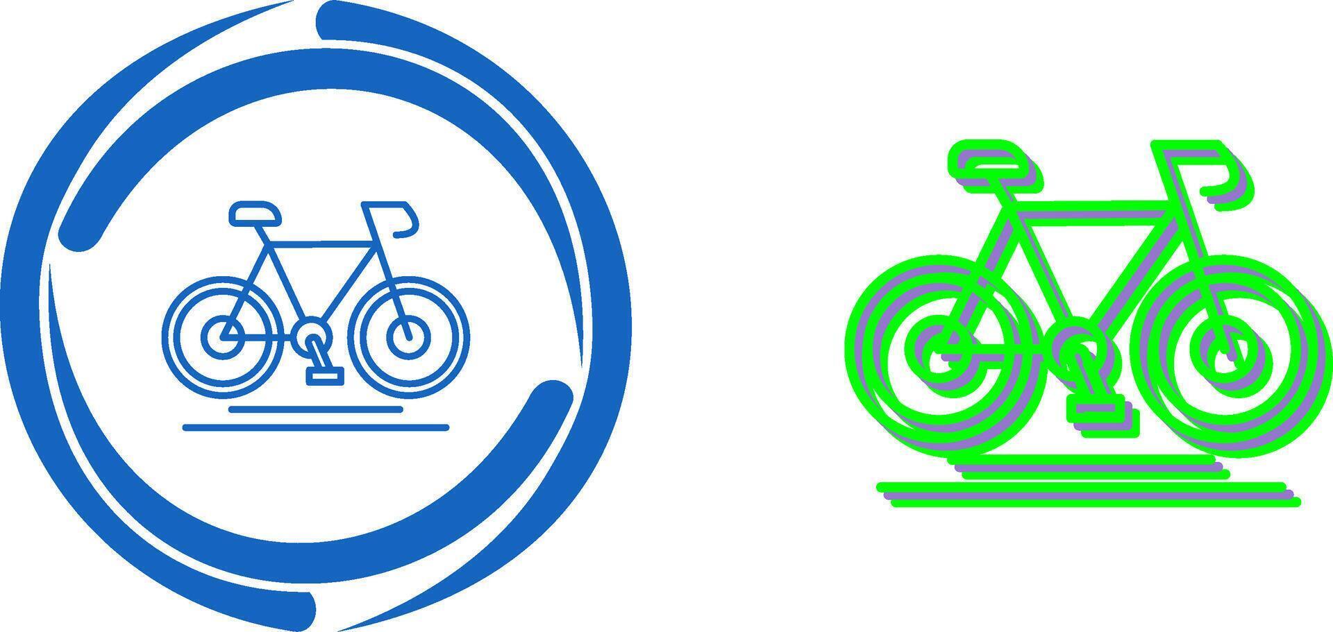 Fahrrad-Icon-Design vektor