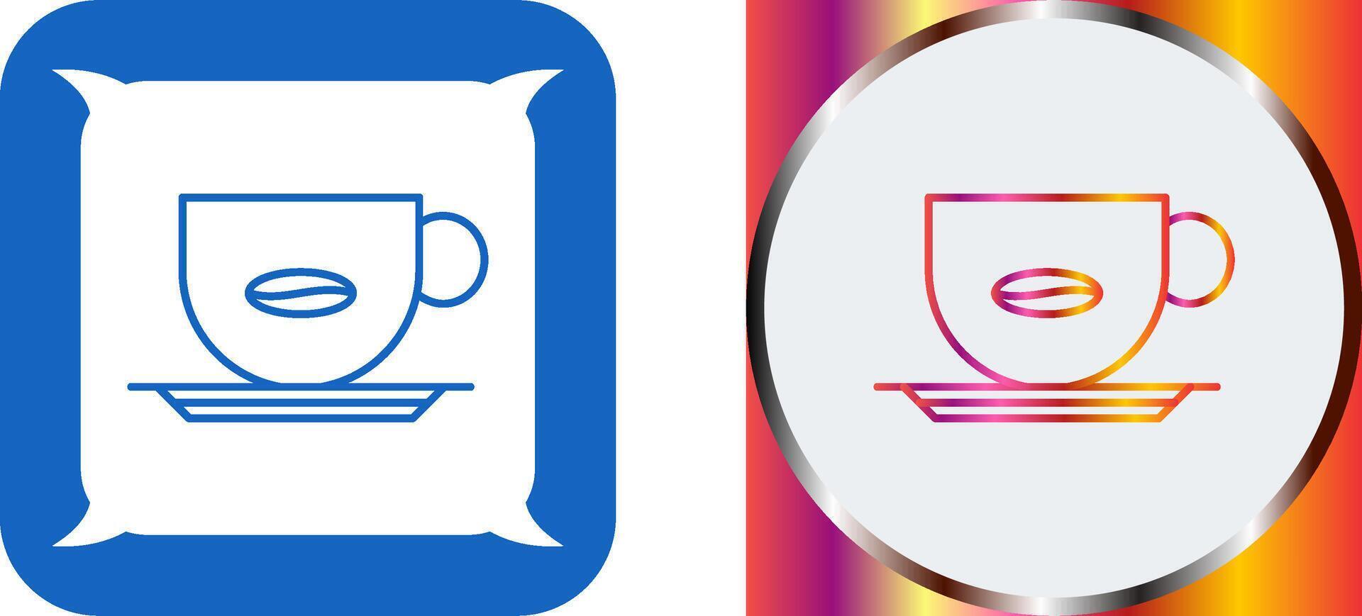 Kaffeebecher-Icon-Design vektor