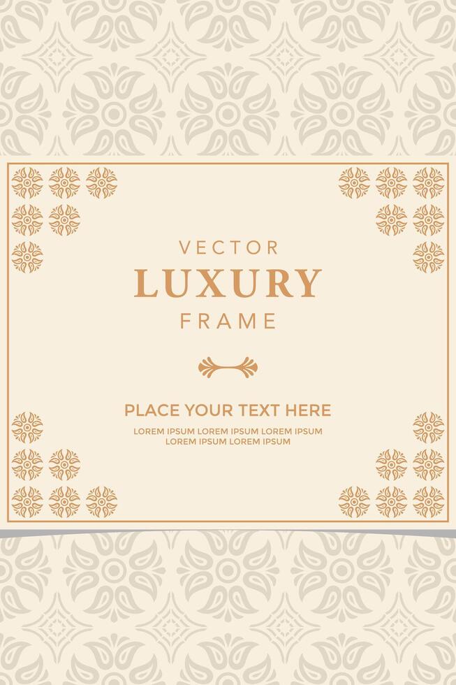 Luxus Grenzen Jahrgang Frames Design Elemente Gold Zier Gruß Hochzeit Einladung Vorlage vektor