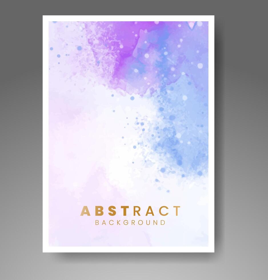 Karten mit Aquarellhintergrund. design für ihr cover, datum, postkarte, banner, logo. vektor