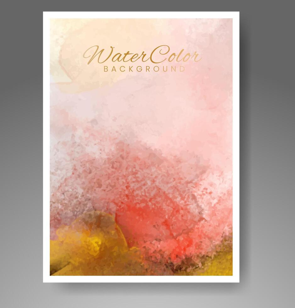 Karten mit Aquarellhintergrund. design für ihr cover, datum, postkarte, banner, logo. vektor