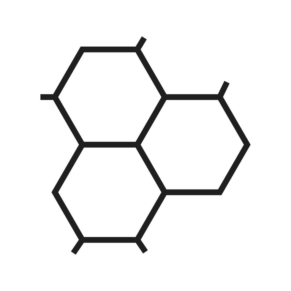 atom forskare ikon vektor linje för webb, presentation, logotyp, ikon symbol