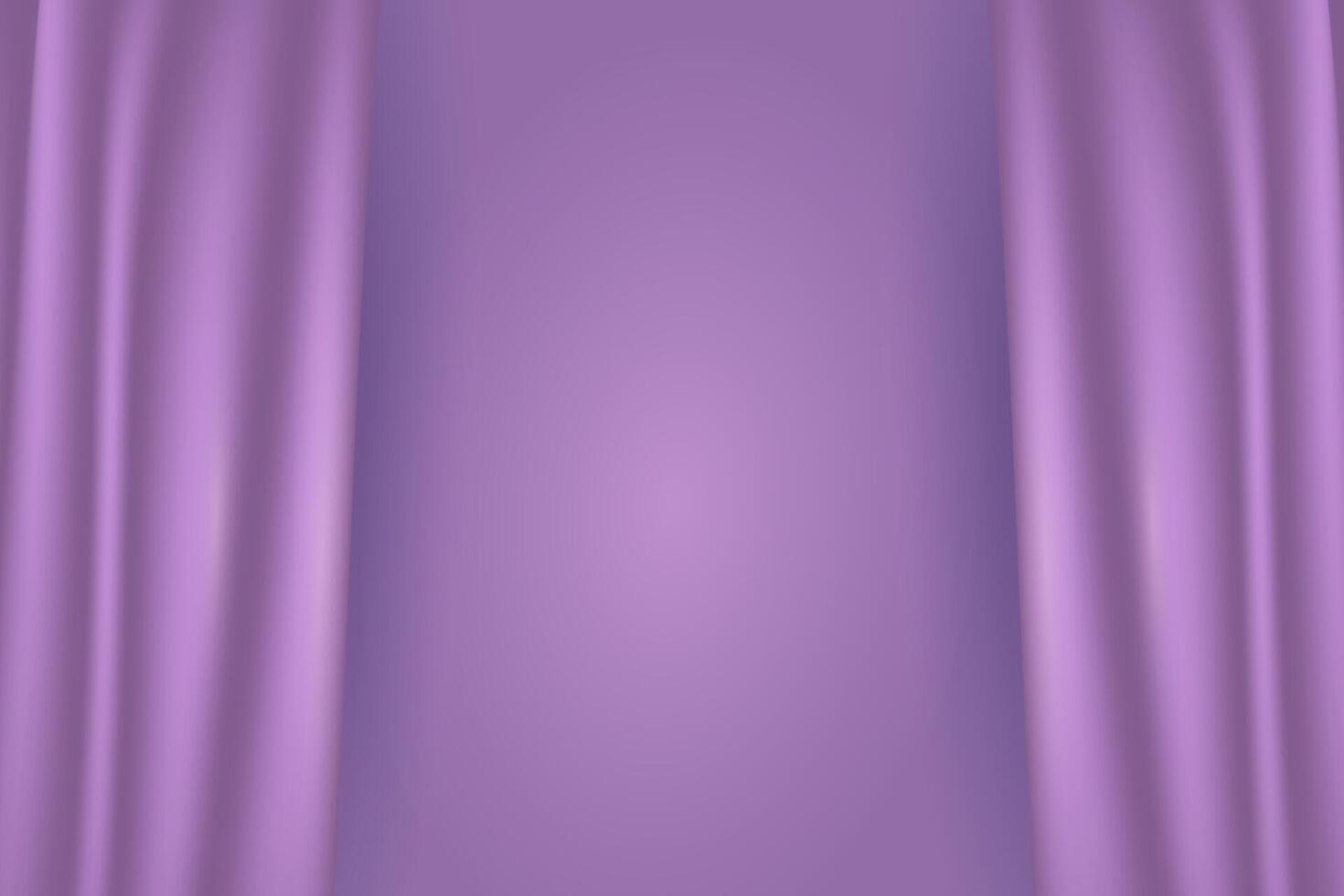 Textur von Seide, Satin, Vorhänge Stoff auf luxuriös Hintergrund. Portiere, Vorhang Material Rosa lila violett Trend Farbe. vektor