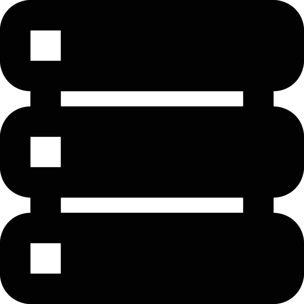 lagring data ikon symbol bild för databas illustration vektor