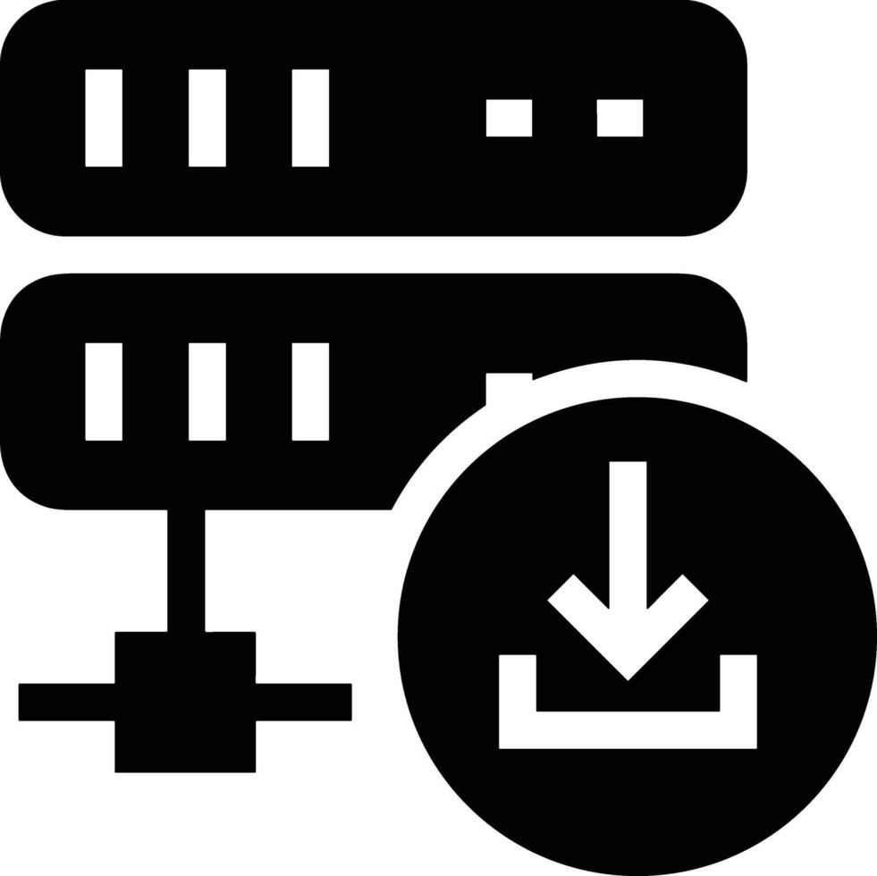 Lager Daten Symbol Symbol Bild zum Datenbank Illustration vektor