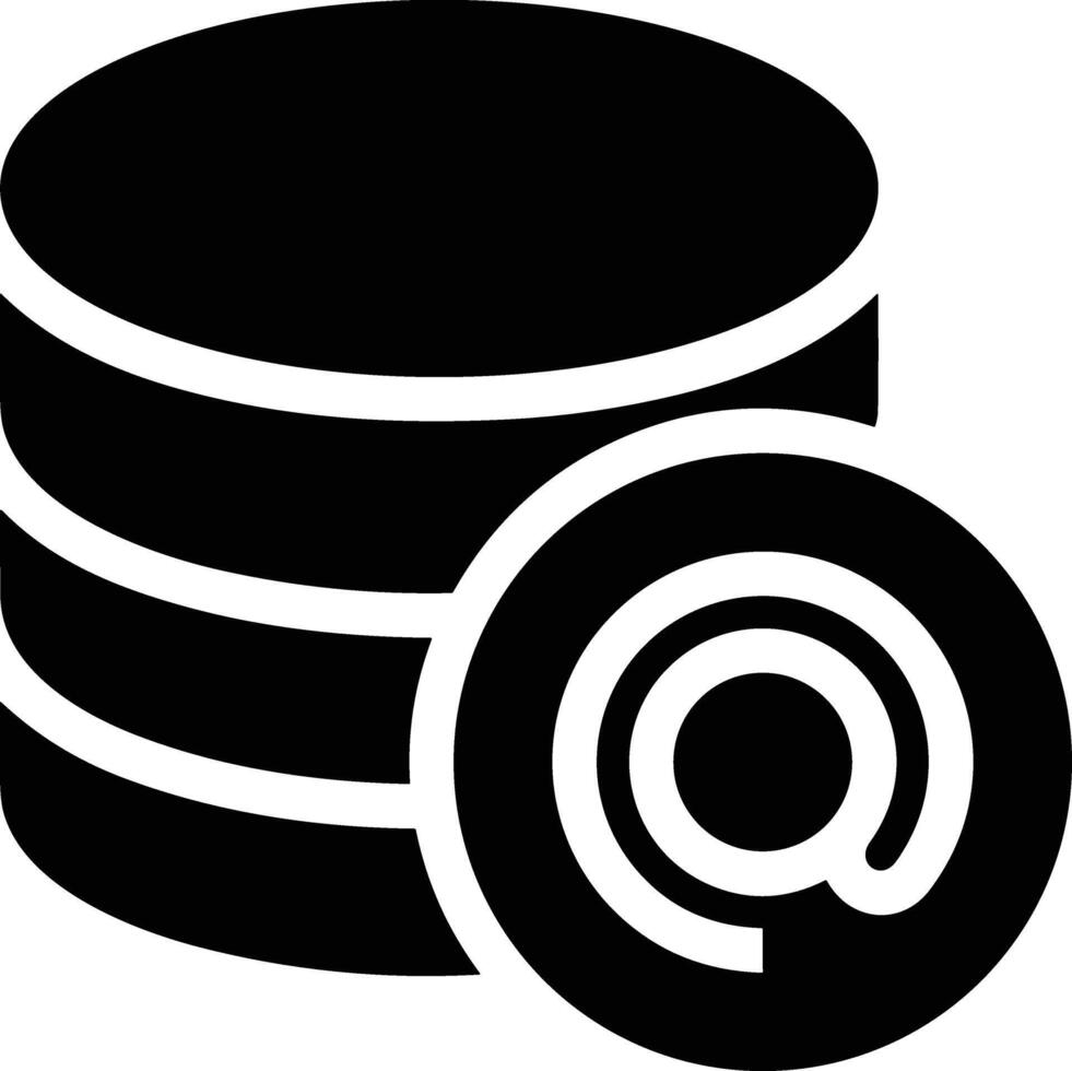 lagring data ikon symbol bild för databas illustration vektor