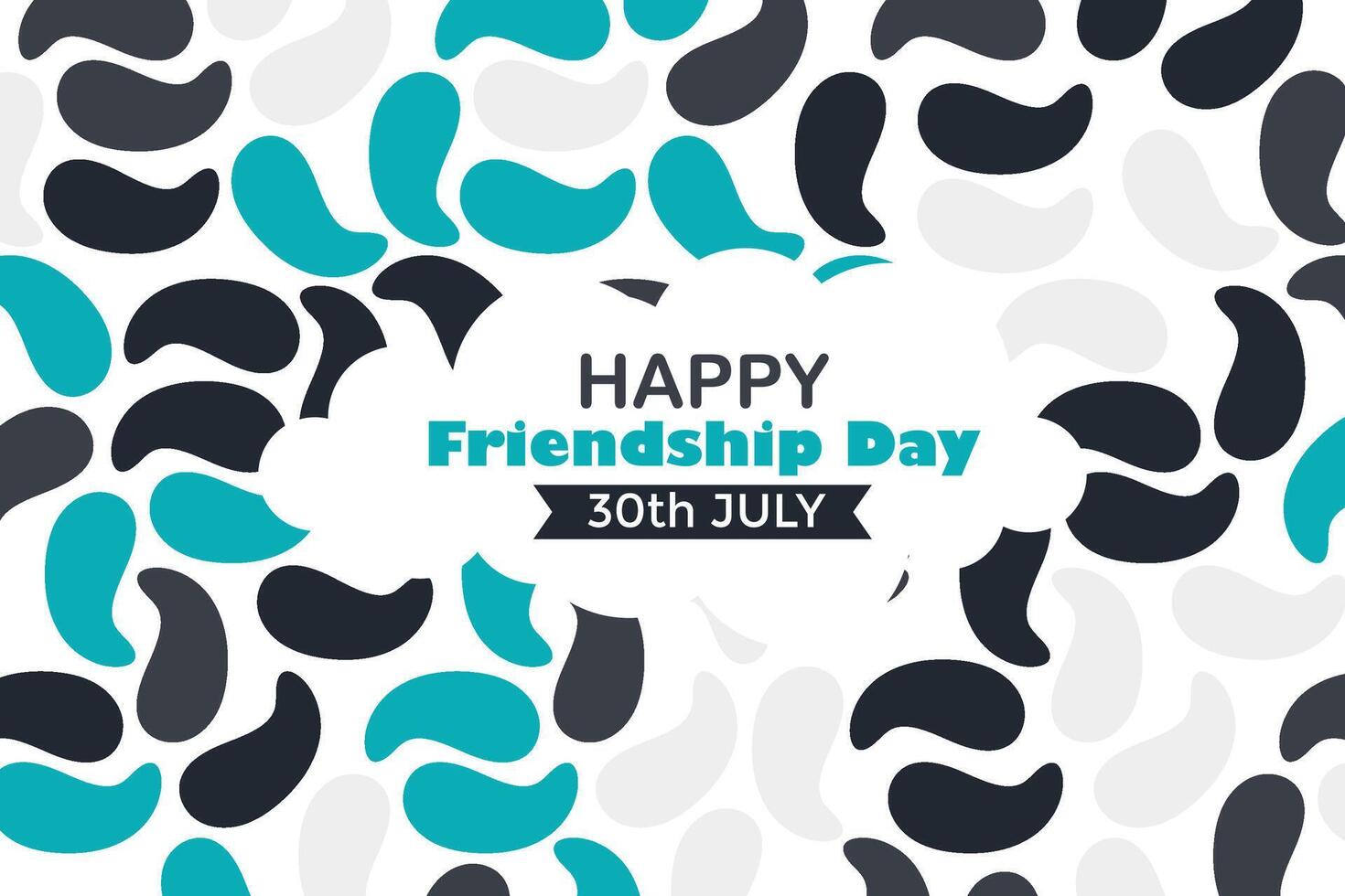 glücklich Freundschaft Tag 30 Juli abstrakt Hintergrund zum Ihre Grafik Ressource vektor
