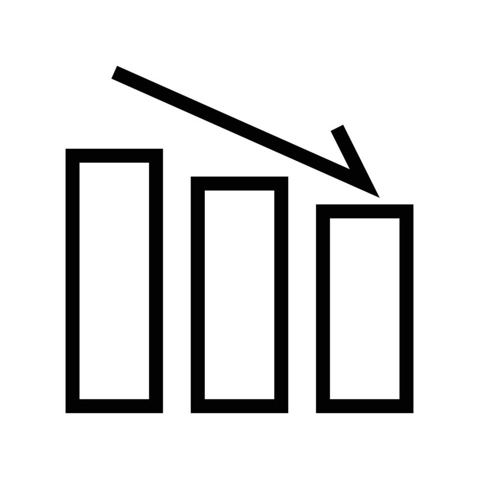 schwach Signal Linie Symbol vektor