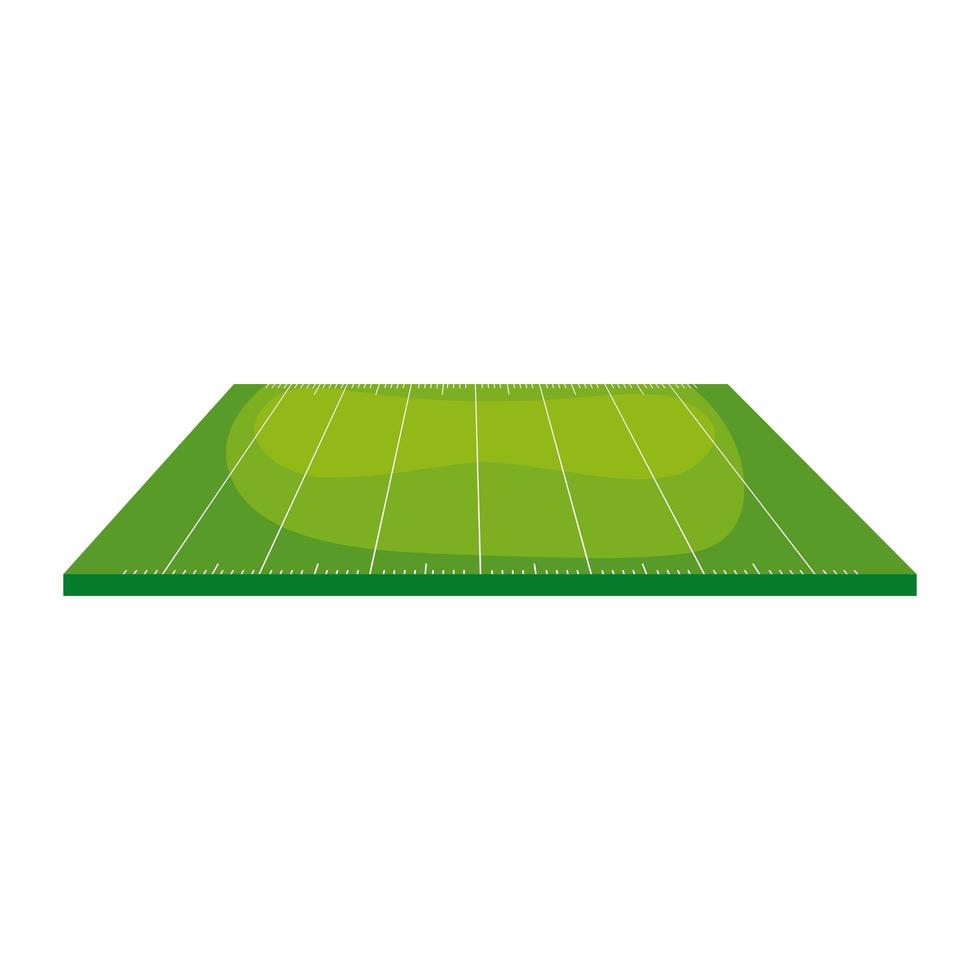 Feld American Football isolierte Symbol vektor