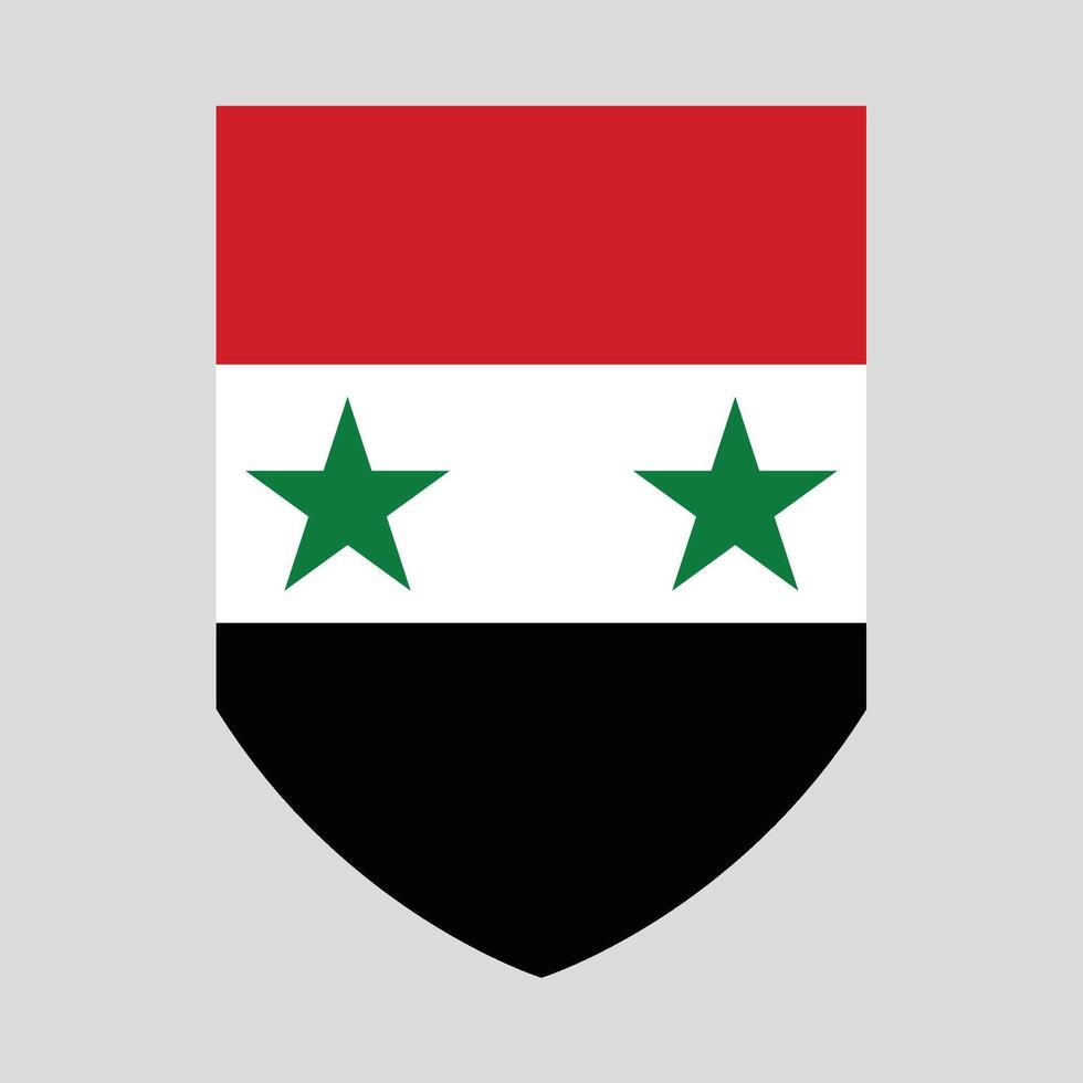 Syrien Flagge im Schild gestalten Rahmen vektor