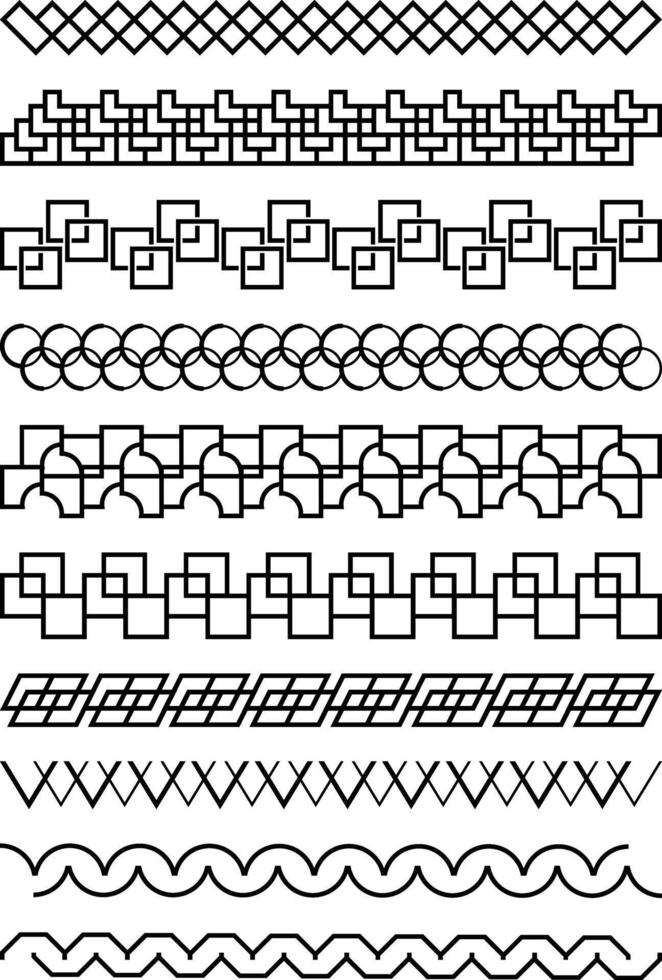 abstrakt geometrisk linje design element former vektor