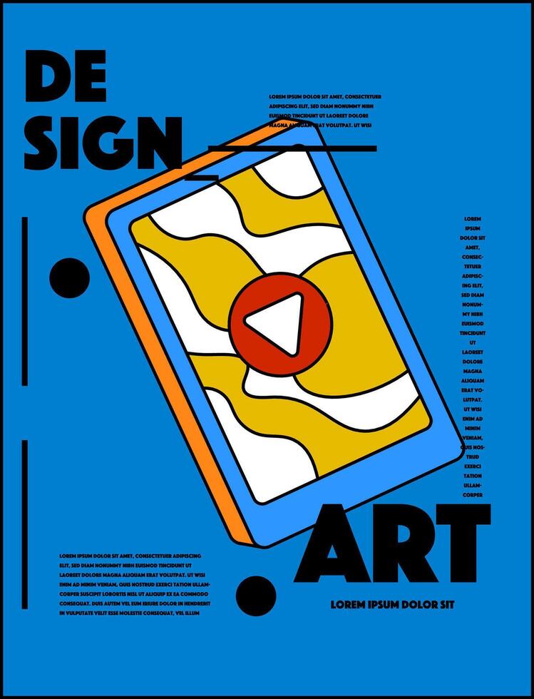 abstrakt Design Illustration zum Hintergrund, Banner, Poster, Flyer, Vorlage, Design, usw vektor